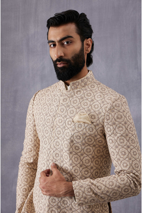 Dori Embroidered Bandhgala Set